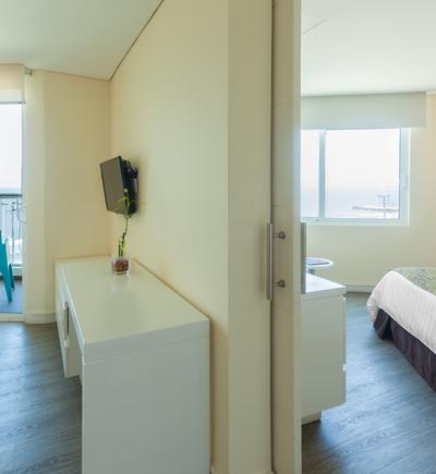 Junior suite com cama king vista al mar GHL Hotel Relax Corais de Indias Cartagena das Indias