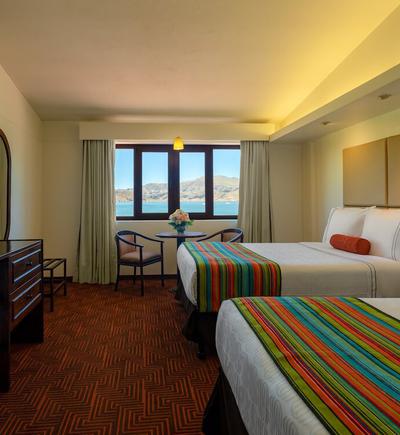 Quarto duplo com vista para o lago - 2 camas individuais Sonesta Hotel Posadas del Inca Puno